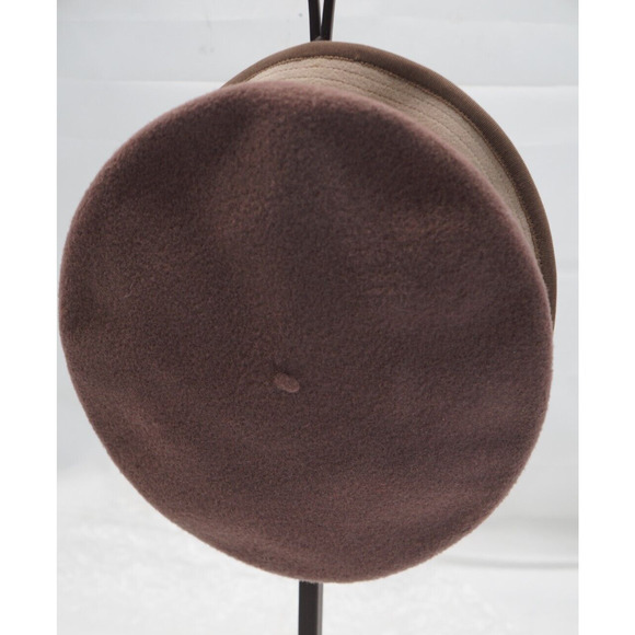 Vintage Chapeaux Motsch Pour Hermes’ Bicolor Wool Blend Hat Size 56 main image 7